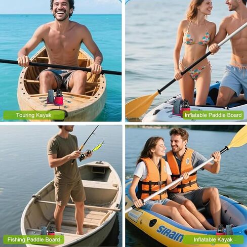 حامل أكواب لوح التجديف، حامل أكواب 2 في 1 كاياك، زجاجة مشروبات واقفة وحامل هاتف القارب، لوح مجداف وإكسسوارات قوارب الكاياك لأنواع زجاجات المشروبات والهاتف in Kuwait