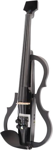 4/4 Electric Silent Violin, Lightweight Electric Acoustic Violin Low Noise Playing High Sensitivity for Performance in Saudi Arabia