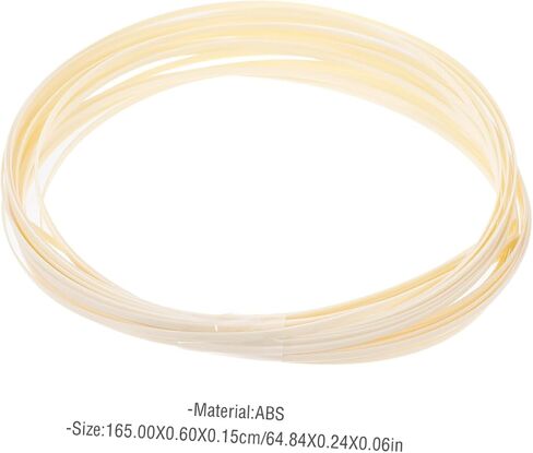 BESPORTBLE 10pcs Guitar Trim 1650x6x1.5mm ABS Material White Inlay Strips for Acoustic Guitar Decoration in Saudi Arabia