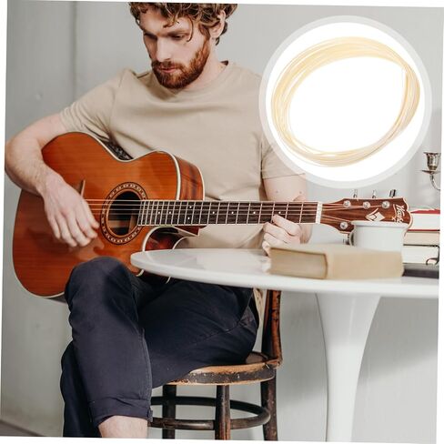 BESPORTBLE 10pcs Guitar Trim 1650x6x1.5mm ABS Material White Inlay Strips for Acoustic Guitar Decoration in Saudi Arabia