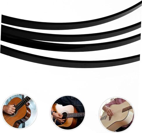 2pcs Wooden Guitar Purfling Strips for Diy Guitar Decoration Easy to Install Flexible Binding Strips for Acoustic and Electric in Saudi Arabia