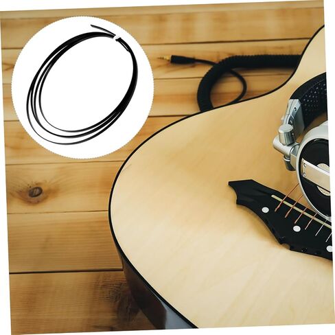 2pcs Wooden Guitar Purfling Strips for Diy Guitar Decoration Easy to Install Flexible Binding Strips for Acoustic and Electric in Saudi Arabia