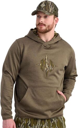 Nomad Men's North Star, Comfortable Midweight Hunting Hoodie with Camo Logo for Everyday and Outdoor Lifestyle in Saudi Arabia