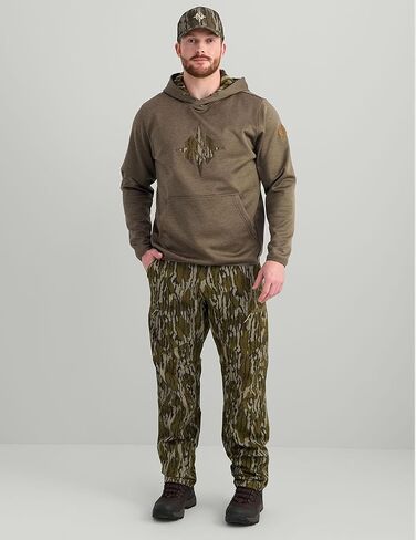 Nomad Men's North Star, Comfortable Midweight Hunting Hoodie with Camo Logo for Everyday and Outdoor Lifestyle in Saudi Arabia