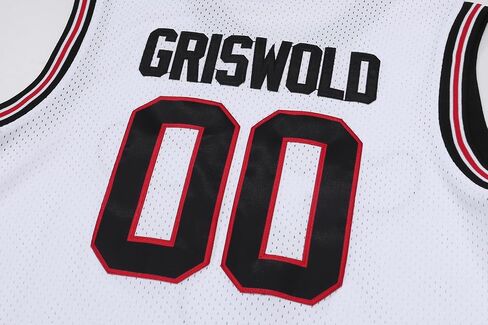 YWIES Griswold #00 فيلم عيد الميلاد لكرة السلة الفانيلة مخيط الحروف والأرقام S-XXXL in Kuwait
