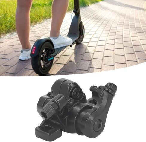 Focket Electric Scooter Disc Brake for Gotrax, Aluminum Alloy Electric Scooter Wheel Brake Caliper Disc Brake Caliper, Electric Scooter Brake Accessories Brake Device for Gotrax, Black in Saudi Arabia