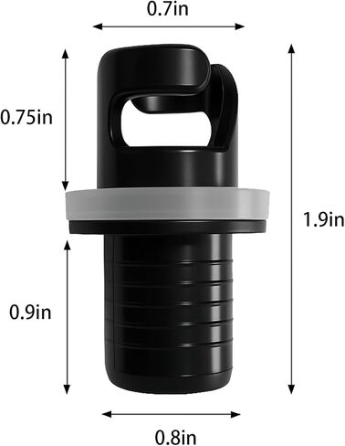 Air Valve Adapter H-R Paddle Board Air Pump Hose Adapter Air Valve Nozzle Kayak Air Pump Replacement for Halkey-Roberts Inflatable Boat Kayak Accessories in Saudi Arabia