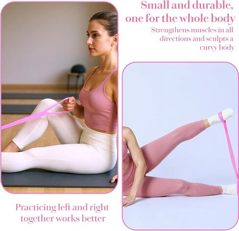 3 Pcs Resistance Bands Figure 8 Fitness Elastic Rope Elastic Band Stretch Bands Portable Exercise Equipment for Arm Back Chest Shoulder Leg Yoga Pilates Stretching Physical in Saudi Arabia