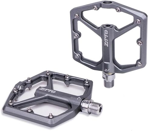 دواسات الدراجة الجبلية ZTTO MTB، دواسات دراجة مسطحة خفيفة للغاية من سبائك الألومنيوم CNC غير قابلة للانزلاق لدراجة BMX MTB 9/16 بوصة in Kuwait