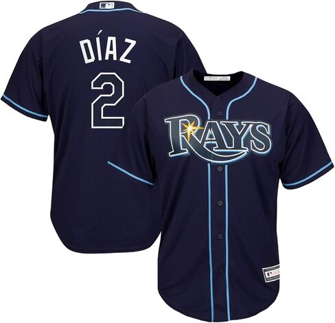 ياندي دياز تامبا باي رايز MLB Kids Youth 8-20 Navy Alternate Player Jersey in Saudi Arabia