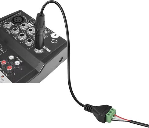 2 قطعة 13 بوصة XLR3 كابل XLR هناك دبوس أنثى إلى 3Pin محطة محول تمديد كابل مع مفك البراغي لمكبرات الصوت، الميكروفون، الصوت، معدات إضاءة المسرح، الأداء المباشر والتسجيل in Kuwait
