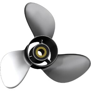 Upgrade Stainless Steel Outboard Propeller Boat Prop Replacement for Yamaha 50-130HP/Suzuki 50-140HP 15 Tooth 4 1/4" Gearcase, RH in Saudi Arabia