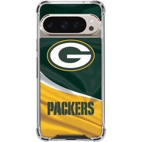 حافظة هاتف Skinit الشفافة متوافقة مع Pixel 9 Pro XL - تصميم Green Bay Packers المرخص رسميًا من NFL in Kuwait