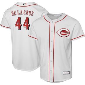 Elly De La Cruz Cincinnati Reds MLB Kids 4-7 White Home Player Jersey in Kuwait