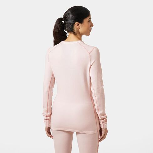 Helly-Hansen W LIFA Merino Midweight Graphic Crew Base Layer Crew Top Thermal Shirt, Long Sleeve, Cold Weather, Breathable in Saudi Arabia