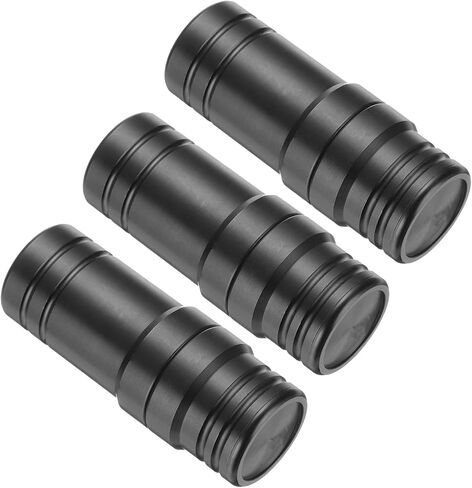 PATIKIL Pool Cue Joint Protector 5/16x18, 3 Pcs Plastic Billiard Cue Joint Protector Thread Cap Billiard Accessory, Black in Saudi Arabia