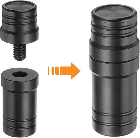 PATIKIL Pool Cue Joint Protector 5/16x18, 3 Pcs Plastic Billiard Cue Joint Protector Thread Cap Billiard Accessory, Black in Saudi Arabia