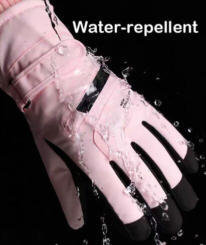 Winter Ski Snow Gloves Women Men Water-Repellent Snowboarding Gloves Touch Screen Snow Glove for Cold Weather in Saudi Arabia