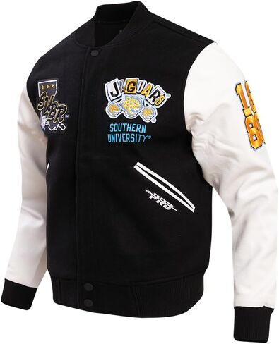 Pro Standard NCAA mens Mens College Campus Ransom Wool Varsity Jacket in Saudi Arabia