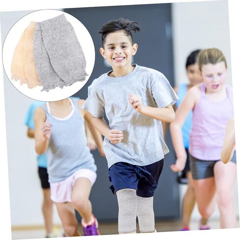 Baluue 2pairs Warm Leggings for Boys and Girls Breathable Kneecaps Pads Supportive Cushions for Sports Knee Pads for Work Crawling and Wrestling in Saudi Arabia