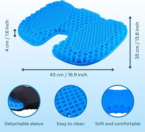 MMOBIEL Anti-Slip Kayak Seat Cushion Waterproof Kayak Gel Seat Cushion – Portable Sit in for Kayak, Boat, Canoe, Rowing etc. – Pressure Relief & Comfort Seat Cushion - Kayak in Saudi Arabia