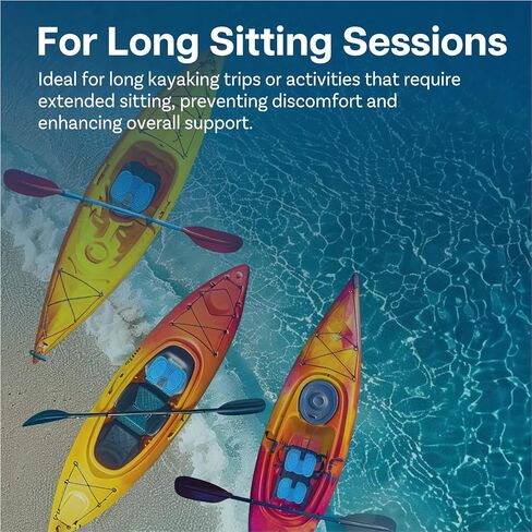 MMOBIEL Anti-Slip Kayak Seat Cushion Waterproof Kayak Gel Seat Cushion – Portable Sit in for Kayak, Boat, Canoe, Rowing etc. – Pressure Relief & Comfort Seat Cushion - Kayak in Saudi Arabia
