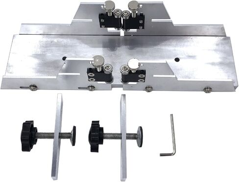 Guitar Fret Slotting Miter Box with Clamps, Aluminum Alloy Guitar Luthiers Making Repair Tools for Guitar Necks Fretboards Parts in Saudi Arabia
