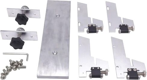 Guitar Fret Slotting Miter Box with Clamps, Aluminum Alloy Guitar Luthiers Making Repair Tools for Guitar Necks Fretboards Parts in Saudi Arabia