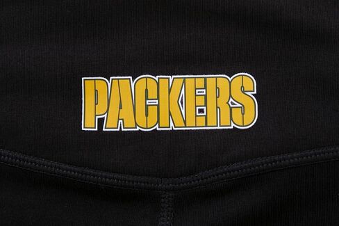 سروال نسائي من Pro Standard NFL Green Bay Packers Classic Chenille أسود L in Saudi Arabia