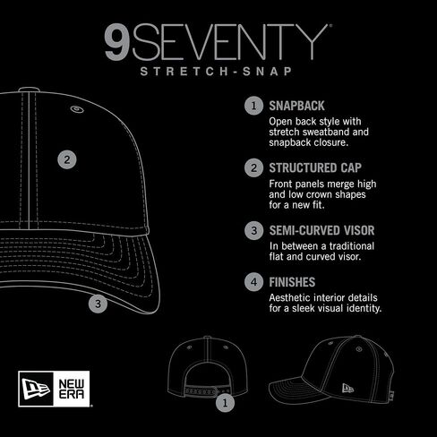 New Era Unisex-Adult MLB Player Replica 9SEVENTY Baseball Team Color Stretch Adjustable Snapback Hat One Size Fits All in Saudi Arabia