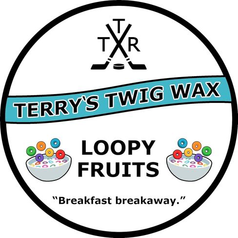 Terry's Twig Wax - Loopy Fruits *Mystery Color* (Extra Grip Hockey Stick Wax) for Hockey Blades, Increased Puck Control, Stick Tricks Michigan, Water Resistant in Saudi Arabia