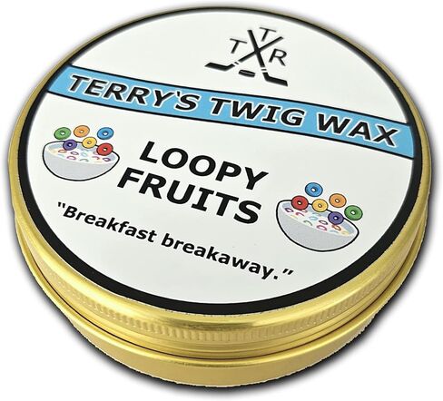 Terry's Twig Wax - Loopy Fruits *Mystery Color* (Extra Grip Hockey Stick Wax) for Hockey Blades, Increased Puck Control, Stick Tricks Michigan, Water Resistant in Saudi Arabia