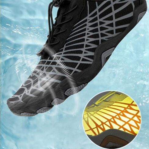Mens Womens Water Shoes Barefoot Aqua Swim Shoes Beach Quick Dry for Diving Surfing Water Sports Hiking in Saudi Arabia
