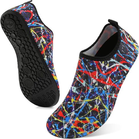 Water Shoes for Women Men Aqua Socks Swim Surf Beach Barefoot Yoga Travel Camping Boat Accessories Quick-Dry Non Slip Adult in Saudi Arabia