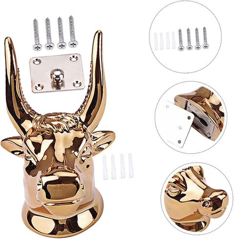 Bullhead Guitar Wall Hanger Hook Rack Wall Mounted Storage Stand for Acoustic Electric and Bass Guitars Sturdy and Space-Saving Design in Saudi Arabia
