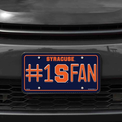 Rico Industries NCAA Unisex-Adult #1 Fan Metal License Plate Tag in Saudi Arabia