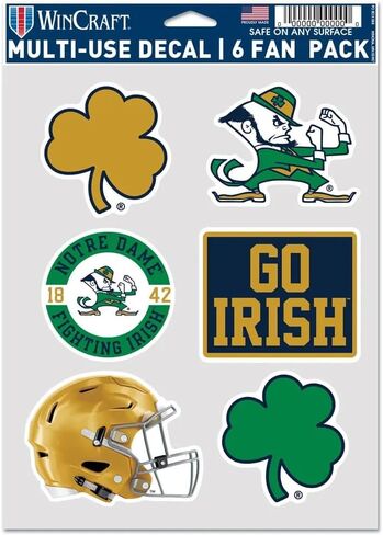 Notre Dame Fighting Irish Multi Use 6 FAN PACK in Saudi Arabia