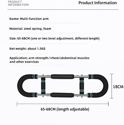Twister Arm Trainer Adjustable – Heavy Duty Power Twister 45–110 lbs for Chest, Arms & Shoulders, Home Workout for Men & Women in Saudi Arabia