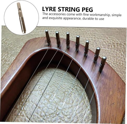 DECHOUS Lyre Harp Tuning Pegs 4pcs String Nails Replacement Lyre Pegs Sturdy Harp Accessories in Kuwait
