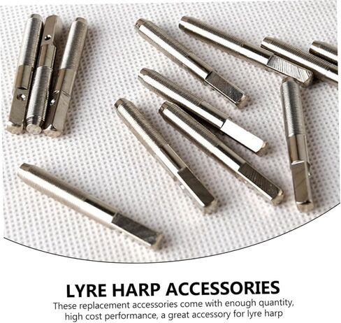 DECHOUS Lyre Harp Tuning Pegs 4pcs String Nails Replacement Lyre Pegs Sturdy Harp Accessories in Kuwait