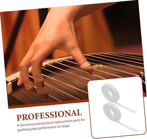 DECHOUS 2pcs Guzheng Adhesive Tapes Breathable Finger Pads Double Sided Adhesive Stickers for Bjj Pipa in Saudi Arabia