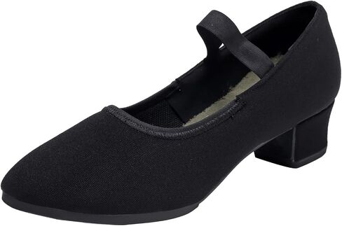 Women's Ballroom Dance Shoes Elastic Band Suede Sole Professional Modern Salsa Latin Teaching Practice in Saudi Arabia