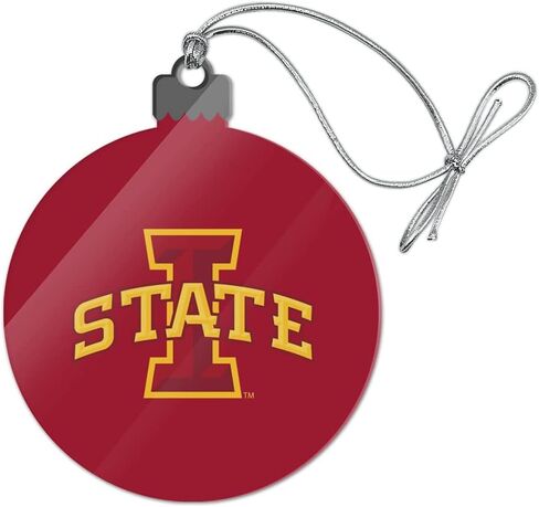 GRAPHICS & MORE Iowa State University Logo Acrylic Christmas Tree Holiday Ornament in Saudi Arabia