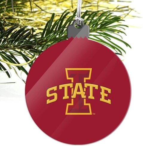 GRAPHICS & MORE Iowa State University Logo Acrylic Christmas Tree Holiday Ornament in Saudi Arabia