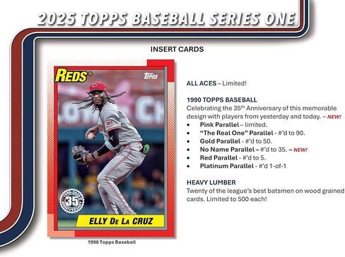 2025 Topps Series 1 بطاقة تجارة البيسبول MLB Retail 20 Pack Box in Kuwait