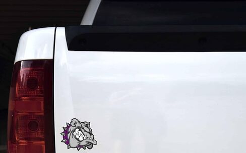 StickerTalk Purple Bulldog Sticker, 4.5 inches by 4 inches in Saudi Arabia
