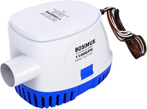 1100gph Bilge Pump 12V Non- Automatic Bilge Pumps for Boats Marine Submersible Bilge Water Pump for Boats Kayak Cruisers in Saudi Arabia
