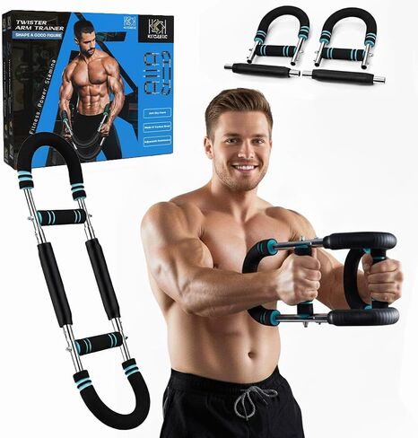 Professional Twister Arm Trainer – Adjustable Chest & Arm Workout Equipment for Men & Women, Spring Resistance Fitness Exerciser for Home Gym, Shoulder & Upper Body Strength Training Machine in Saudi Arabia