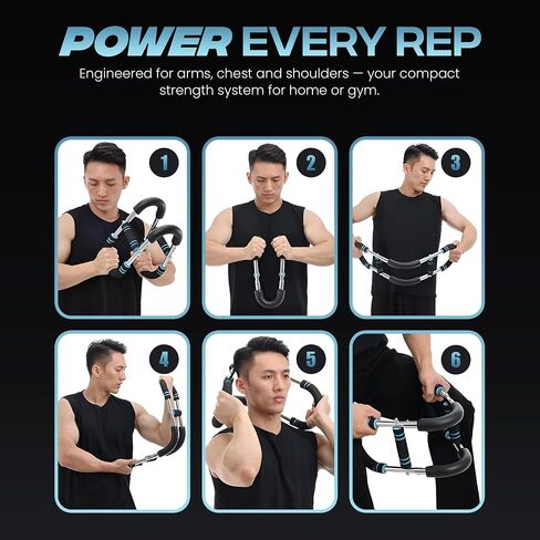 Professional Twister Arm Trainer – Adjustable Chest & Arm Workout Equipment for Men & Women, Spring Resistance Fitness Exerciser for Home Gym, Shoulder & Upper Body Strength Training Machine in Saudi Arabia