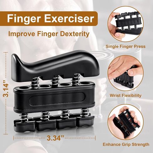 Adjustable Grip Strengthener, 5 Pack Hand Strengthening Devices Kit, Wrist and Forearm Strengtheners for Physical Therapy, Sprain Recovery, Home Gym in Saudi Arabia